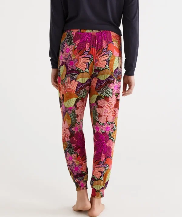 Sussan Abstract Floral Harem Pant-Women Pyjama Bottoms