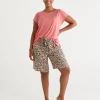 Sussan Animal Print Bermuda Short-Women Pyjama Bottoms