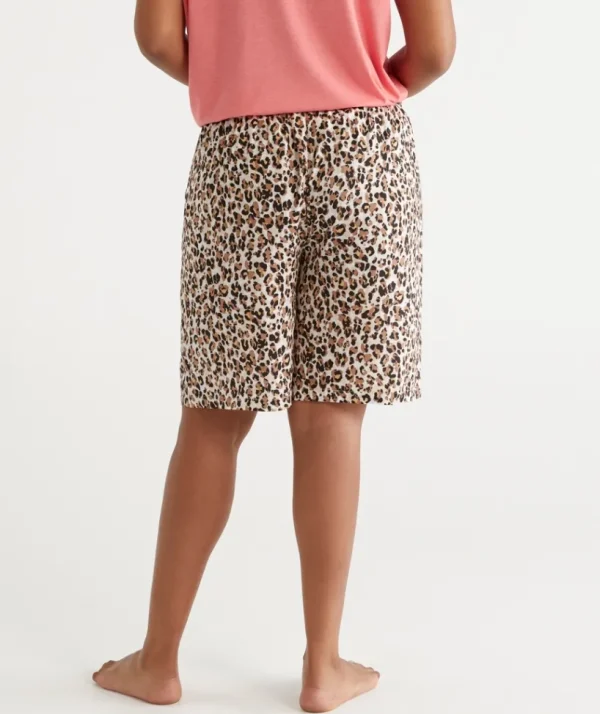 Sussan Animal Print Bermuda Short-Women Pyjama Bottoms