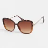 Sussan Asola Tort Crystal Sunglasses-Women Sunglasses