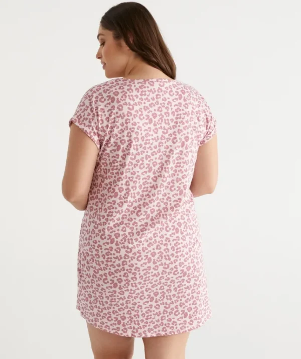 Sussan Australian Cotton Animal V Neck Nightie-Women Nighties