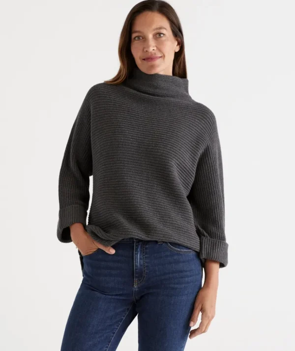 Sussan Australian Cotton Batwing Pullover-Women Knitwear