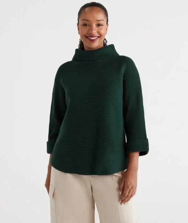 Sussan Australian Cotton Batwing Pullover-Women Knitwear