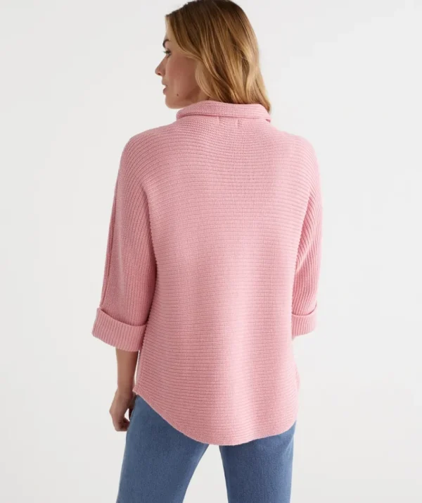 Sussan Australian Cotton Batwing Pullover-Women Knitwear