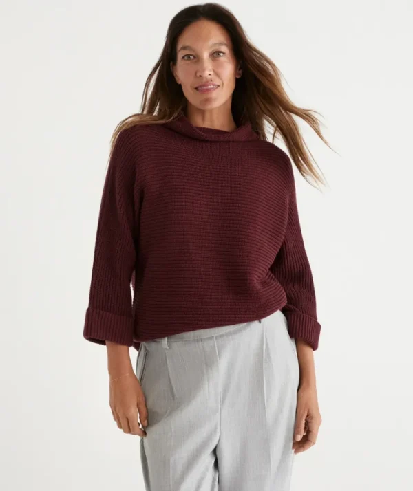 Sussan Australian Cotton Batwing Pullover-Women Knitwear