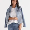 Sussan Australian Cotton Denim Jacket-Women Jackets & Coats