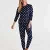 Sussan Australian Cotton Heart Pyjama Set-Women Pyjama Sets