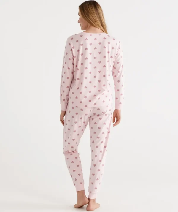 Sussan Australian Cotton Heart Pyjama Set-Women Pyjama Sets