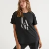 Sussan Australian Cotton La Logo Tee-Women T-Shirts & Tanks