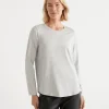 Sussan Australian Cotton Long Sleeve Tee-Women T-Shirts & Tanks