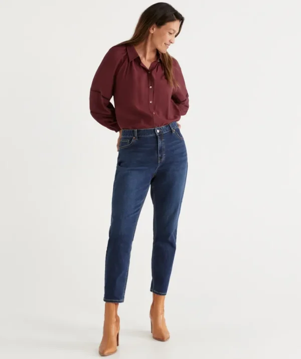 Sussan Australian Cotton Relaxed Jean-Women Pants