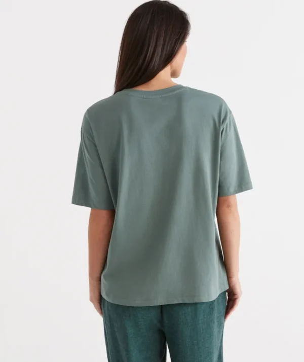 Sussan Australian Cotton Relaxed Tee-Women T-Shirts & Tanks