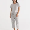 Sussan Australian Cotton Spot ¾ Pyjama Pant-Women Pyjama Bottoms