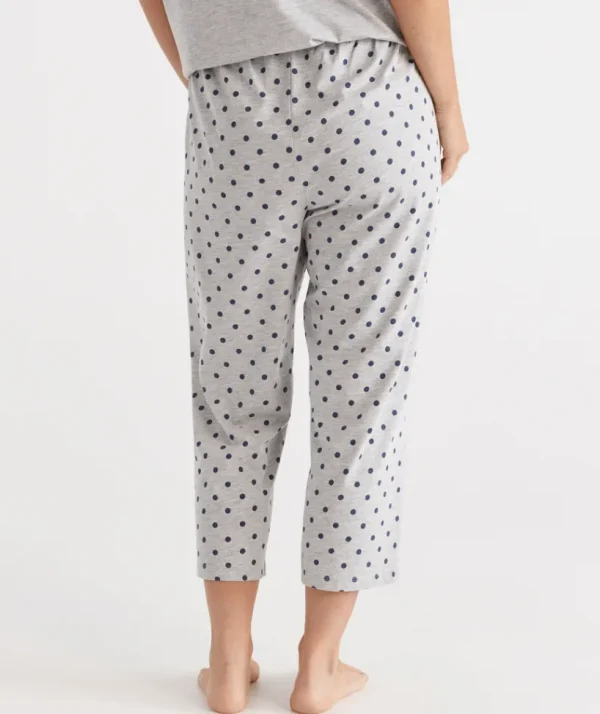 Sussan Australian Cotton Spot ¾ Pyjama Pant-Women Pyjama Bottoms