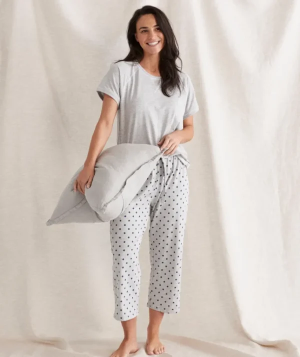 Sussan Australian Cotton Spot ¾ Pyjama Pant-Women Pyjama Bottoms