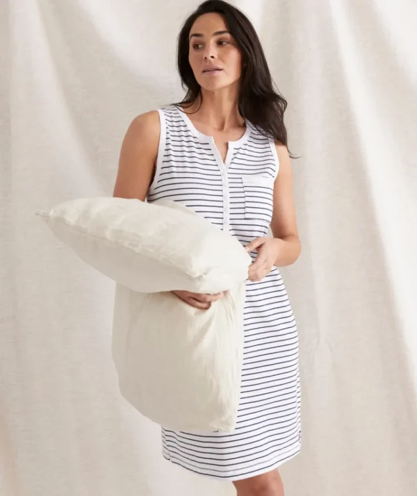 Sussan Australian Cotton Stripe Sleeveless Nightie-Women Nighties