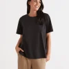 Sussan Australian Cotton Swing Tee-Women T-Shirts & Tanks