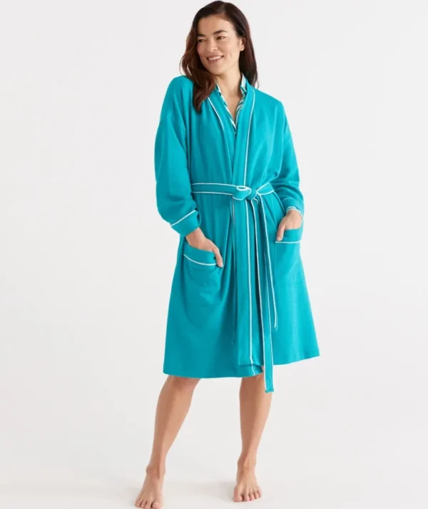 Sussan Australian Cotton Waffle Gown-Women Dressing Gowns