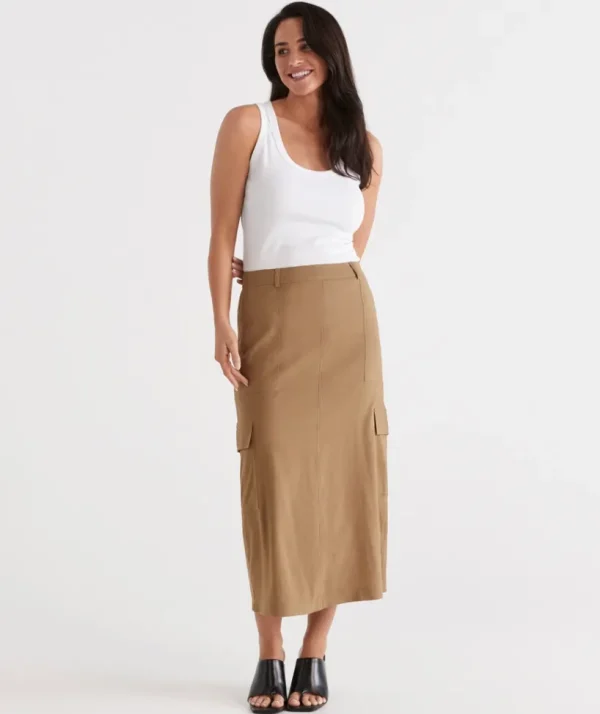 Sussan Cargo Skirt-Women Skirts