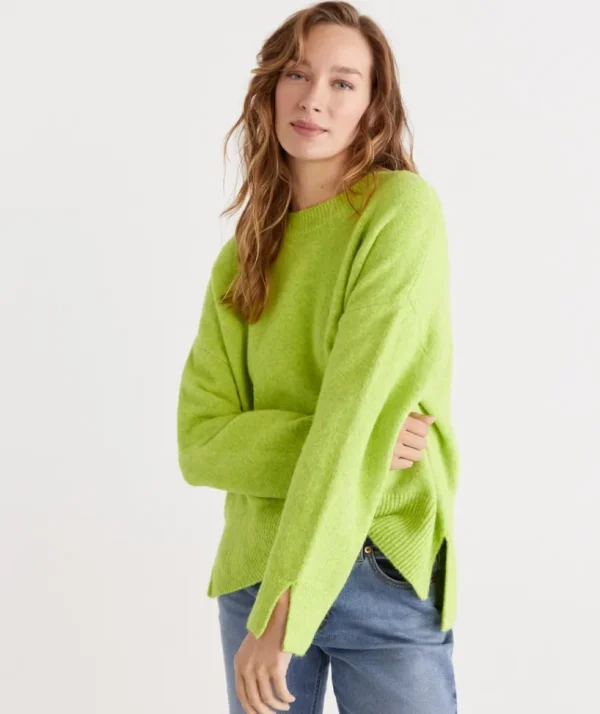 Sussan Crew Neck Lofty Pull Over-Women Knitwear