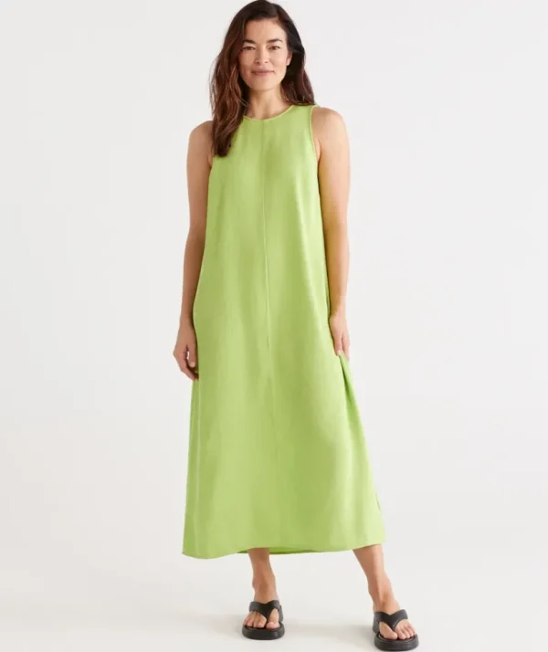 Sussan Crinkle Column Dress-Women Dresses