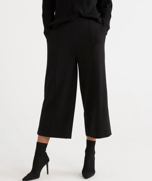 Sussan Eco Vero Pin Stitch Ponte Culotte-Women Pants