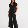 Sussan Flat Front Culotte-Women Pants