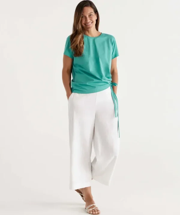 Sussan Flat Front Culotte-Women Pants