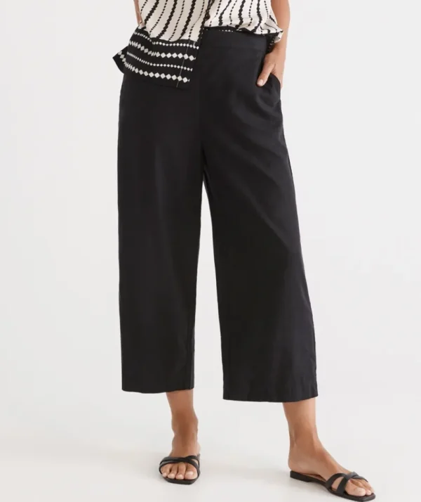 Sussan Flat Front Culotte-Women Pants