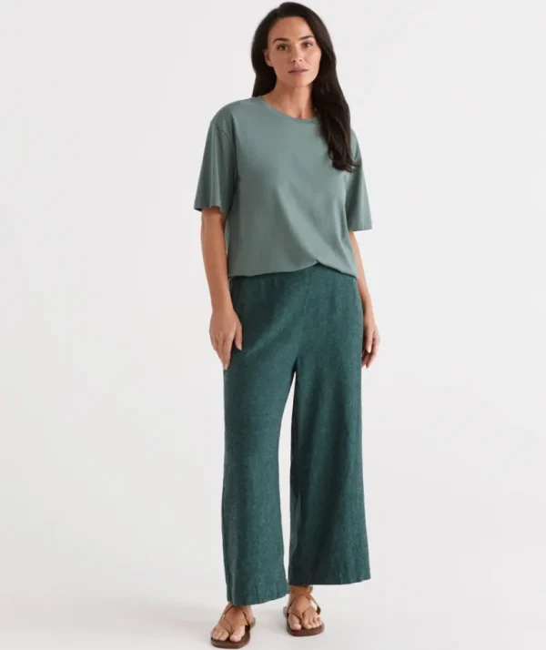 Sussan Flat Front Culotte-Women Pants