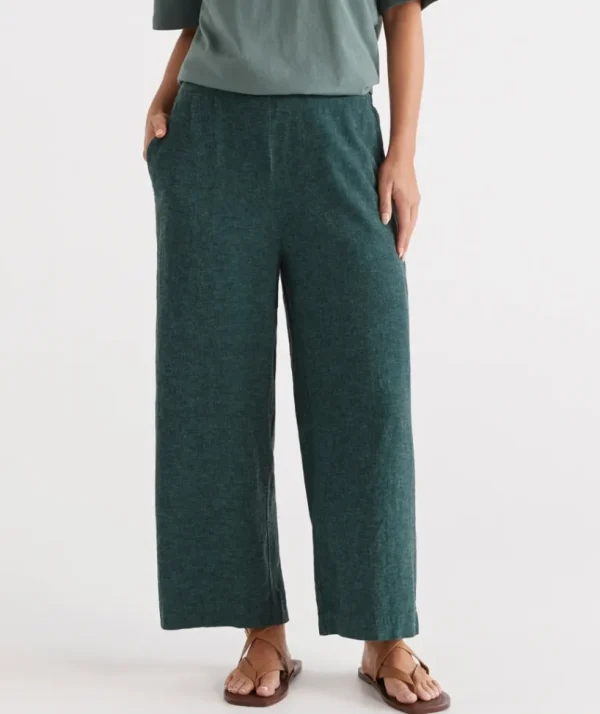 Sussan Flat Front Culotte-Women Pants