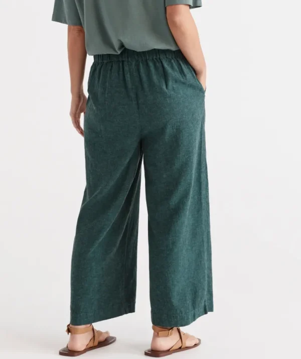 Sussan Flat Front Culotte-Women Pants