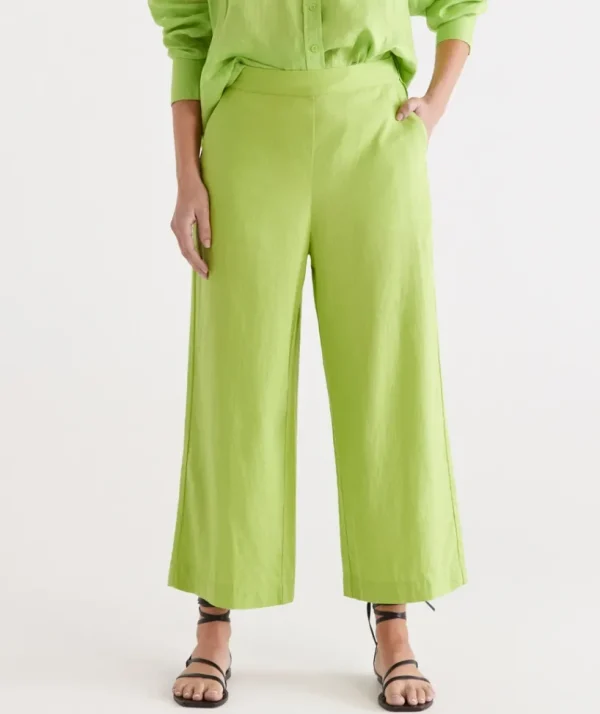 Sussan Flat Front Culotte-Women Pants