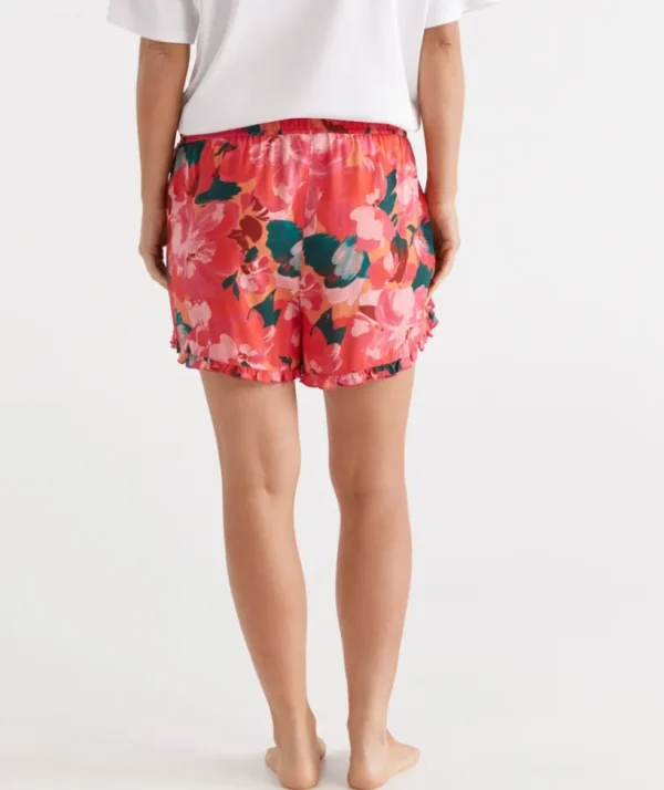 Sussan Floral Bloom Boxer Shorts-Women Pyjama Bottoms