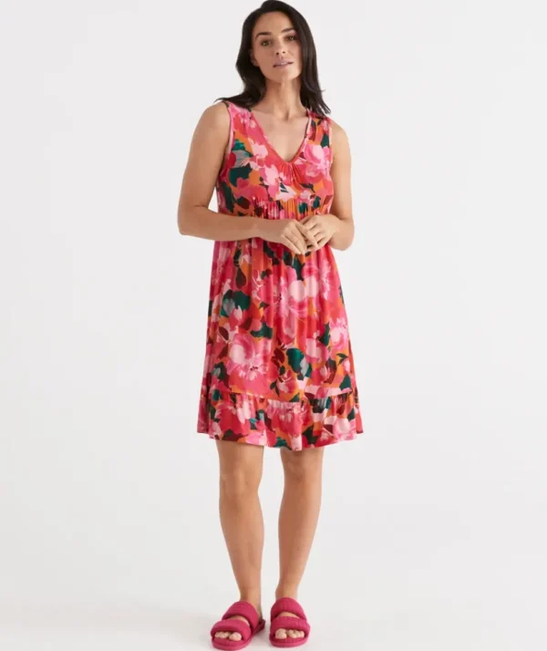 Sussan Floral Bloom Nightie-Women Nighties