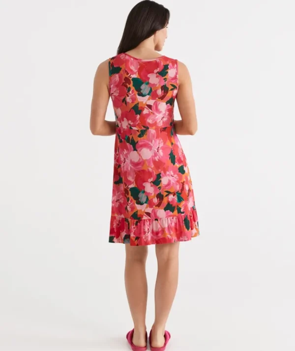 Sussan Floral Bloom Nightie-Women Nighties