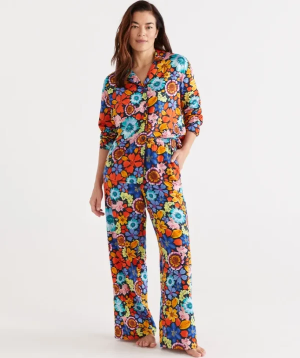 Sussan Floral Print Pyjama Set-Women Pyjama Sets