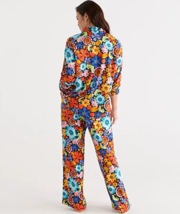 Sussan Floral Print Pyjama Set-Women Pyjama Sets