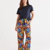 Sussan Floral Print Wide Leg Pyjama Pant-Women Pyjama Bottoms