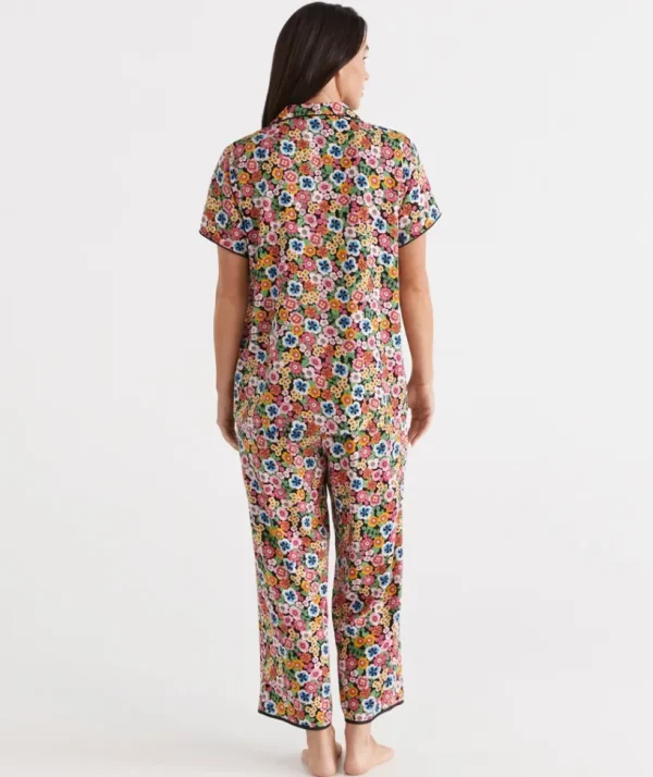 Sussan Floral Relaxed Pyjama Set-Women Pyjama Sets