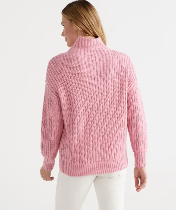 Sussan Funnel Neck Knit Jumper-Women Knitwear