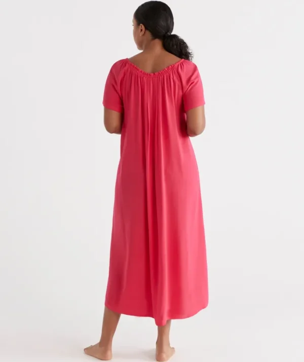 Sussan Gathered Longline Nightie-Women Nighties