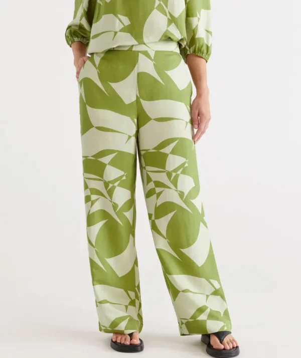 Sussan Geometric Pant-Women Pants