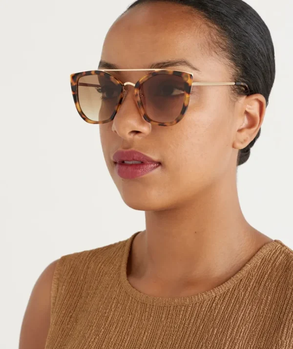 Sussan Hedaya Tort Shell Sunglasses-Women Sunglasses