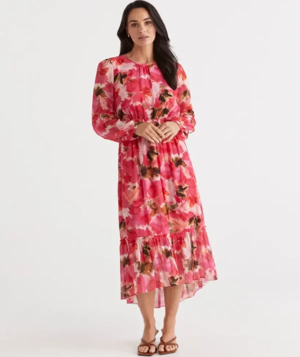 Sussan Hothouse Floral Dress-Women Dresses