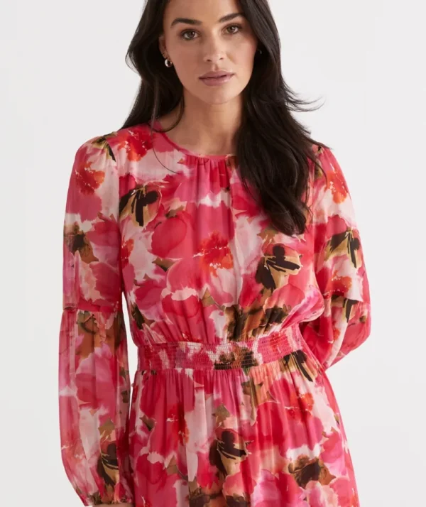 Sussan Hothouse Floral Dress-Women Dresses