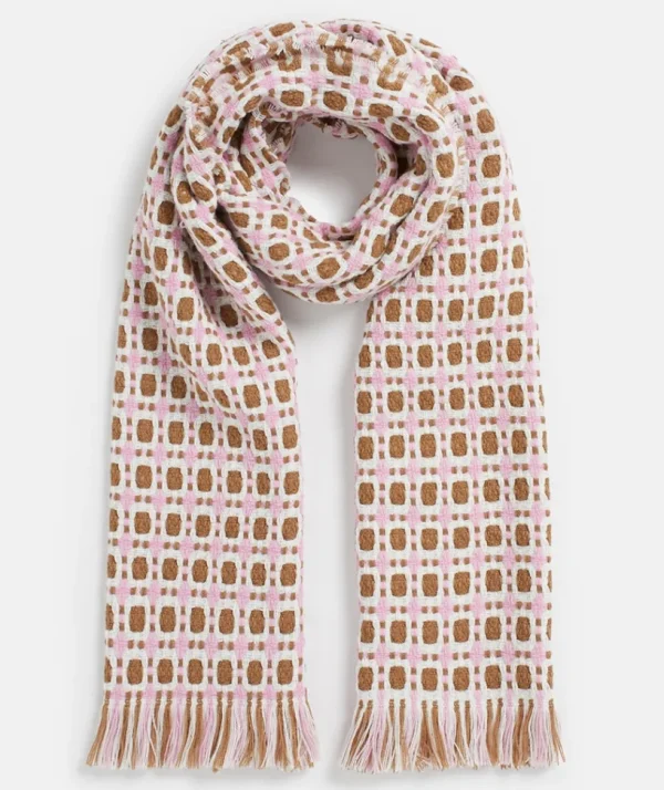 Sussan Jacquard Geo Scarf-Women Scarves