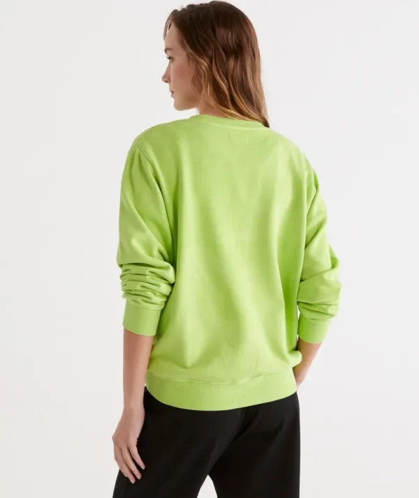 Sussan La Embroidered Sweat-Women Tops