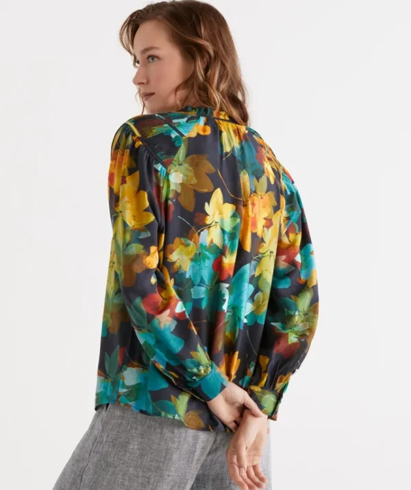 Sussan Layered Floral Top-Women Shirts