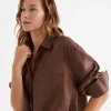 Sussan Linen Everyday Shirt-Women Shirts